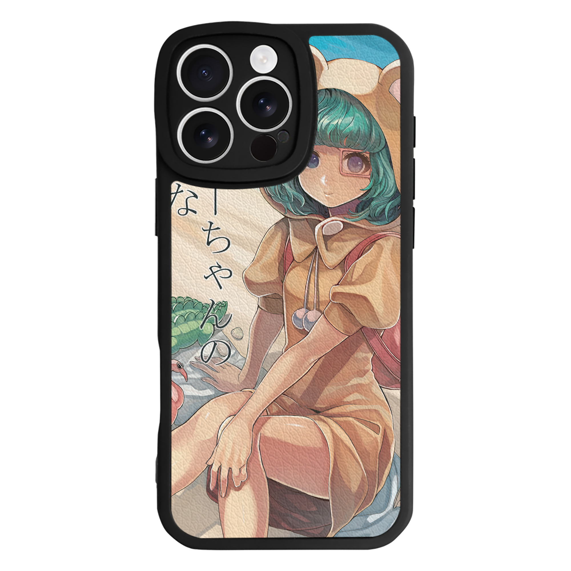 （画像用） ワンピース ONE PIECE 【iPhone 16シリーズ対応】シリコンスマホケース（レザー調） 材質：シリコン